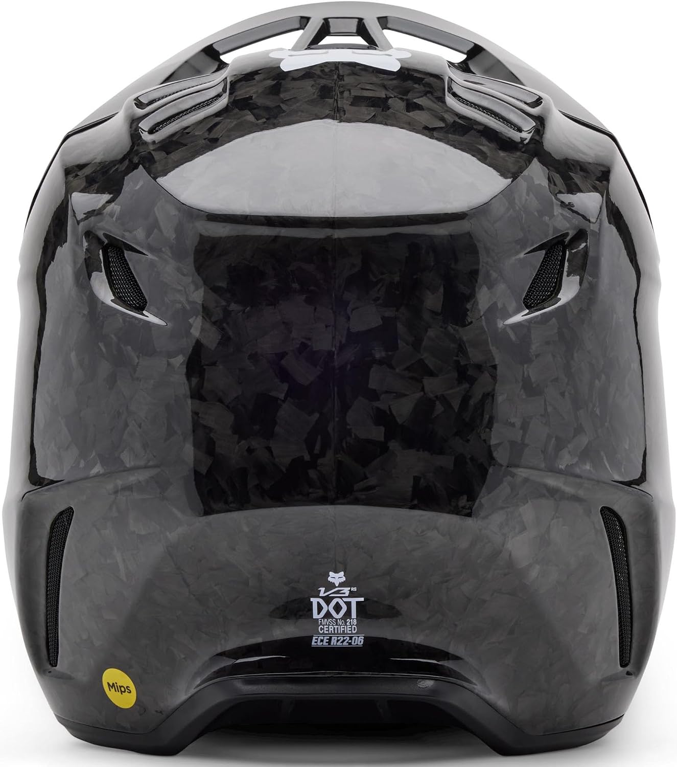 Fox Racing Unisex V3 RS Motocross Dirt Bike Helmet, Black, X-Large