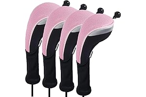Andux 4- Pack Long Neck Golf Hybrid Club Head Covers Dial Number...