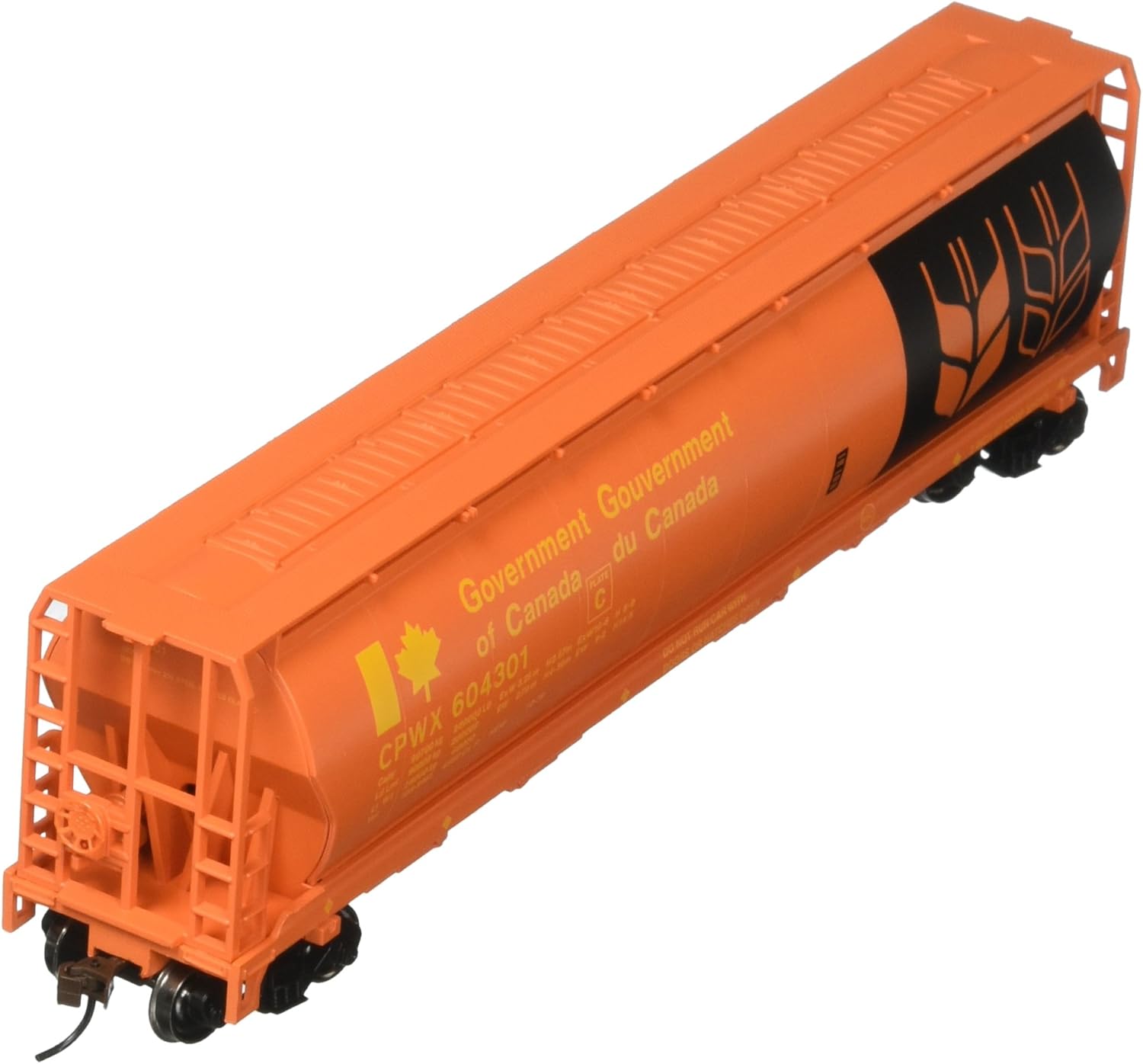 Bachmann Trains - Canadian 4 Bay Cylindrical Grain Hopper - Government of Canada - HO Scale