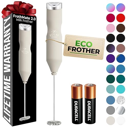 Powerful Frother Wand AA Batteries Included, Ultra Fast Handheld Drink