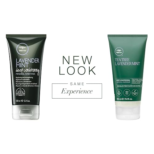 Miniatura 2 de Tea Tree Lavender Mint Deep Conditioning Mineral Hair Mask, Hydrates + Strengthens, For Coarse + Dry Hair