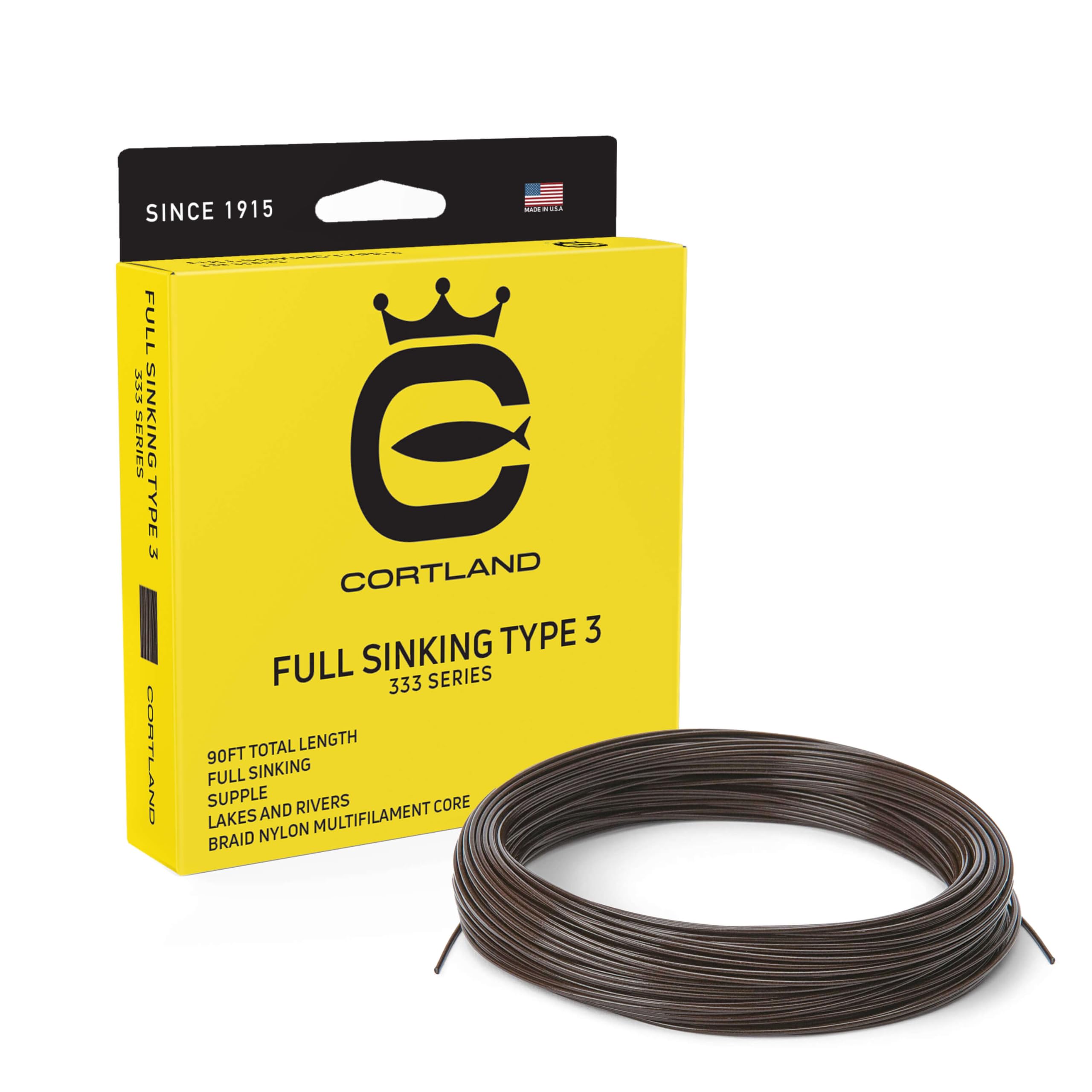 Cortland 333 Full Sinking Type 3 Fly Line