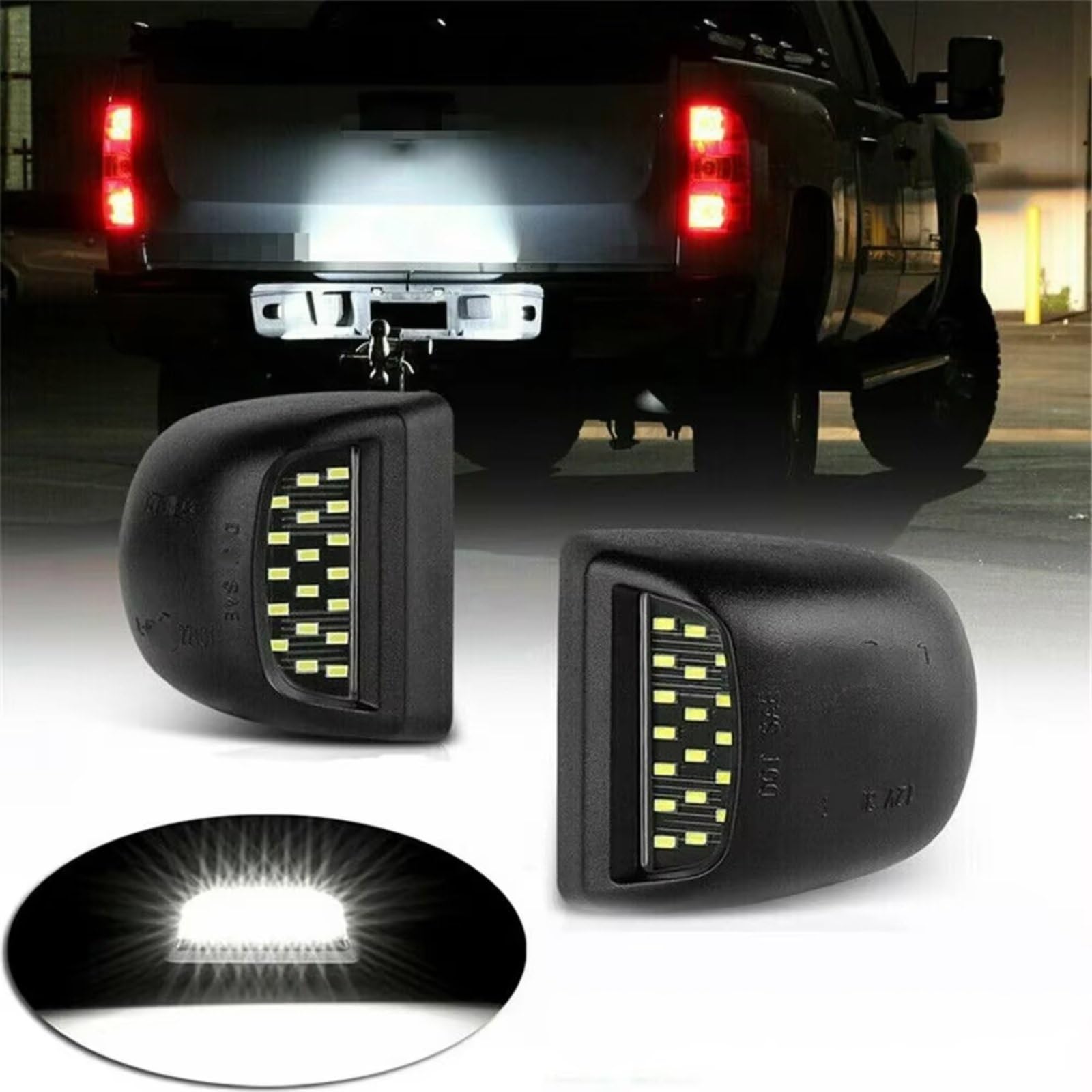 Iluminación Matricula Vehiculo Compatible Con Chevrolet Para Tahoe 2000 2001 2002 2003 2004 2005 2006 Para Silverado 2500 1999 2000 2001 2002 2003 2004 Luz De Matrícula