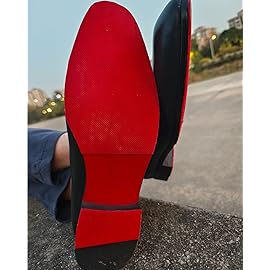 CZBYXA12 Red Bottom Shoe Sole Protector,Sole Guard - Non-Slip Shoe Pads | Compatible with Christian Louboutin Heels | Smooth Surface Traction | Scratch Prevention(8x4 2Pairs)