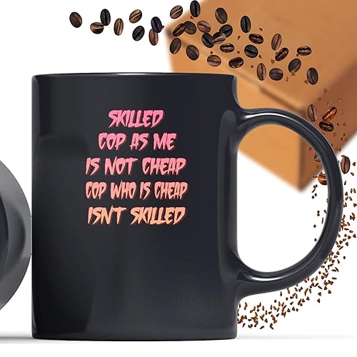 Coffee Mug Cop Good Bad Funny Birthday Gag Gifts - Adult Humor - Humorous for Coworkers 597257