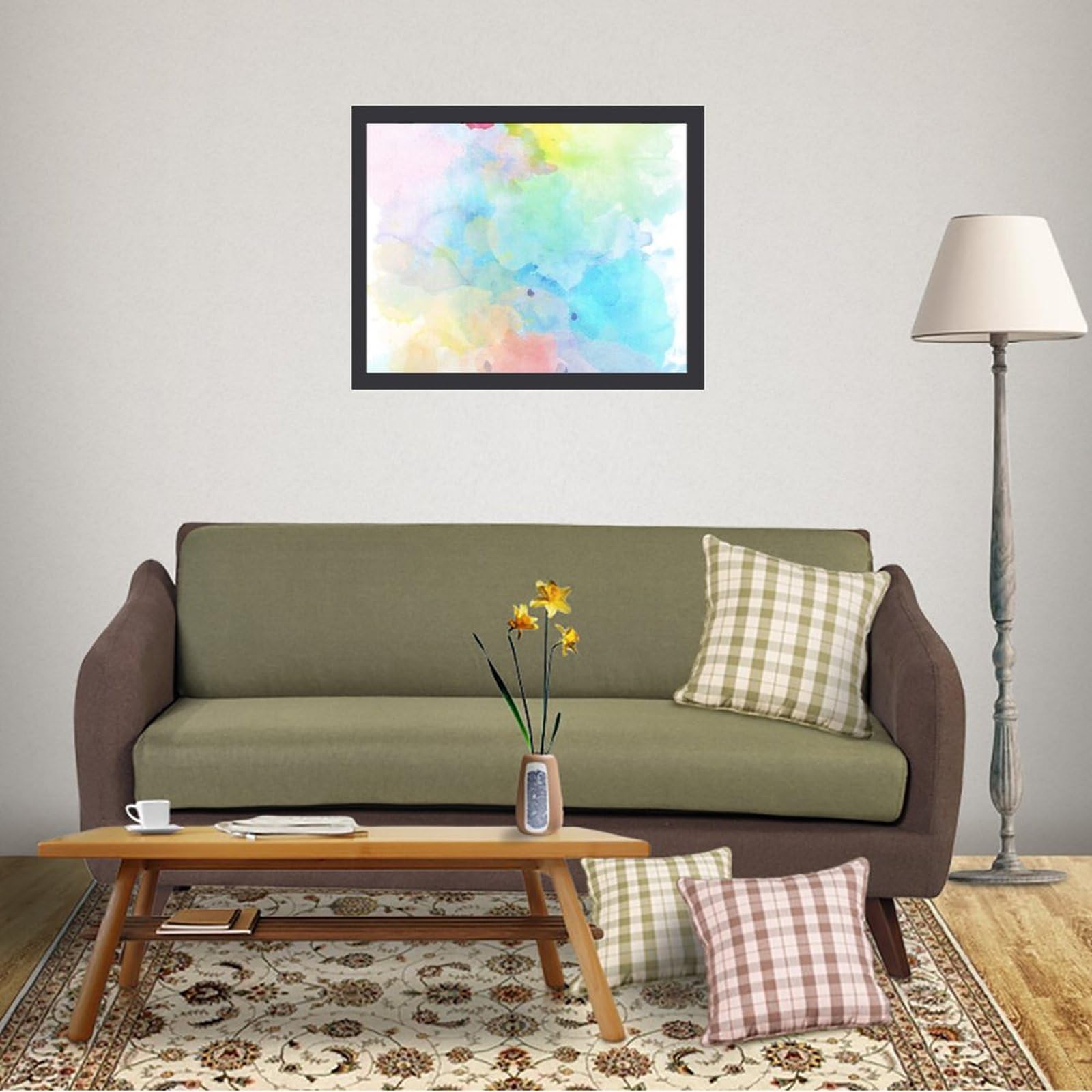 Amazon.co.jp: 色を混ぜる 水彩画 絵画 絵 水彩スプラッシュ カラフル