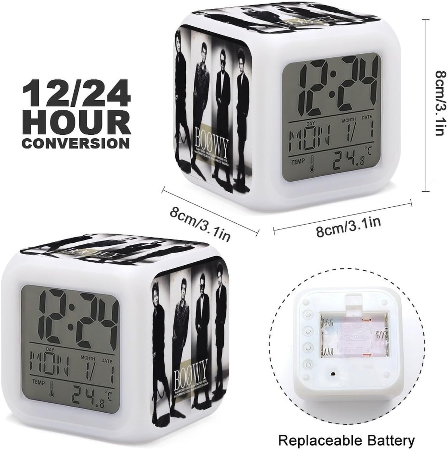 BOØWY completeBOXCD置き時計