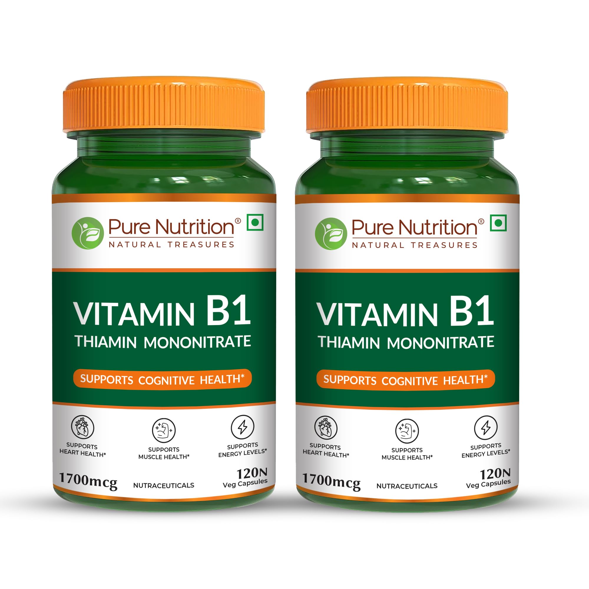 Pure Nutrition Niacin Vitamin B3 Supplement 14 mg | Vitamin B3 Niacinamide Supplements Supports Immune Function, Cellular Energy, Skin Health & Energy Metabolism – 120 Veg Capsules — Amazon image 5