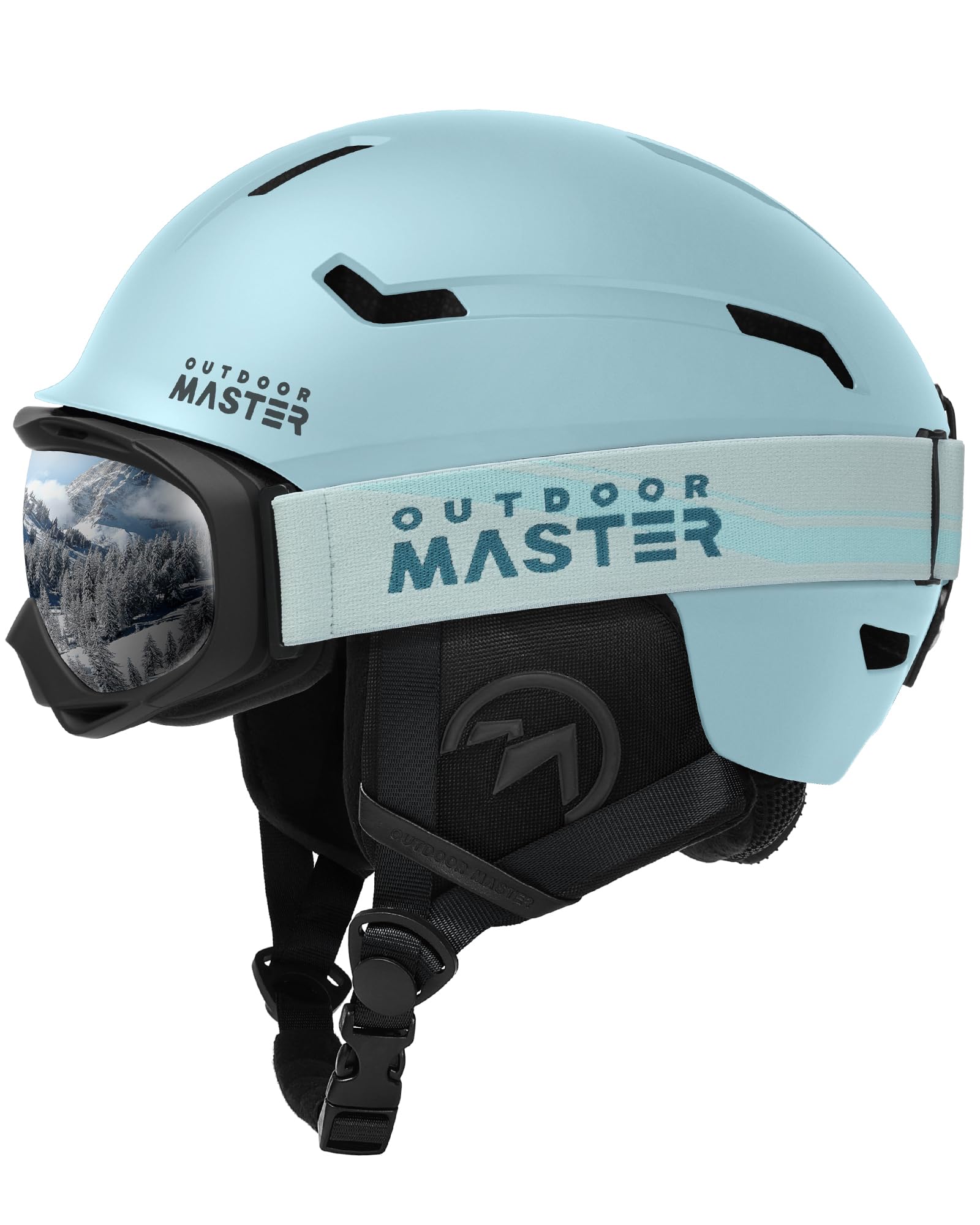 OutdoorMaster Ski Helmet Set
