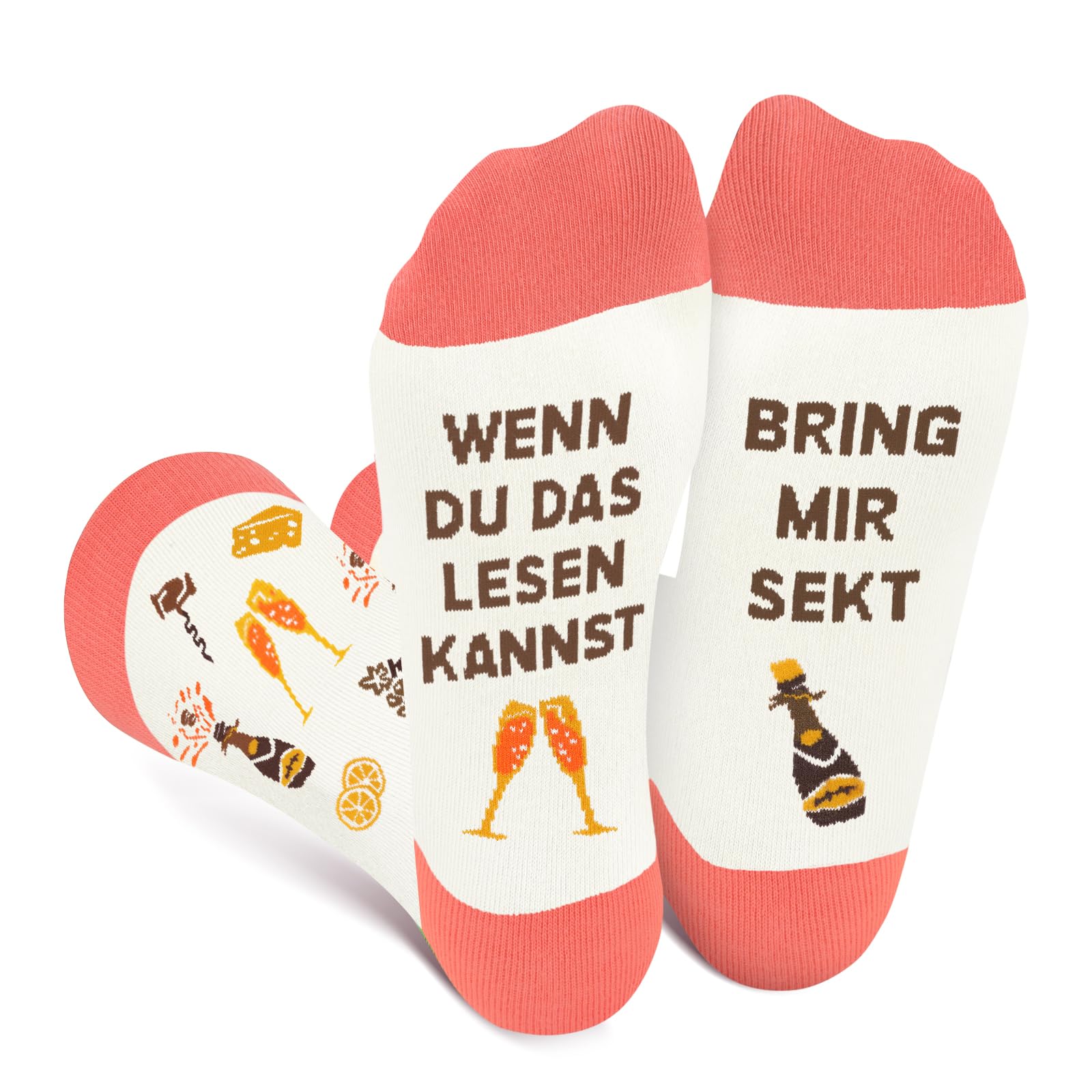 AGRIMONY Lustige Kaffee Socken Herren Papa Junge -Wenn Du Das Lesen Kannst - Männer Witzige Geschenk Vatertag Weihnachten Strümpfe Geschenkideen