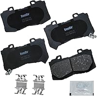 Vista 131 de Pastillas de Freno Delanteras Cerámicas Bendix Priority1 CFC430A para Modelos Selectos INFINITI G35, I30, Nissan 350Z, Altima, Juke, Maxima, Sentra