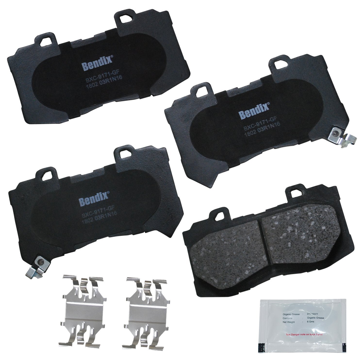 Priority1 CFC1802 Ceramic Front Brake Pads