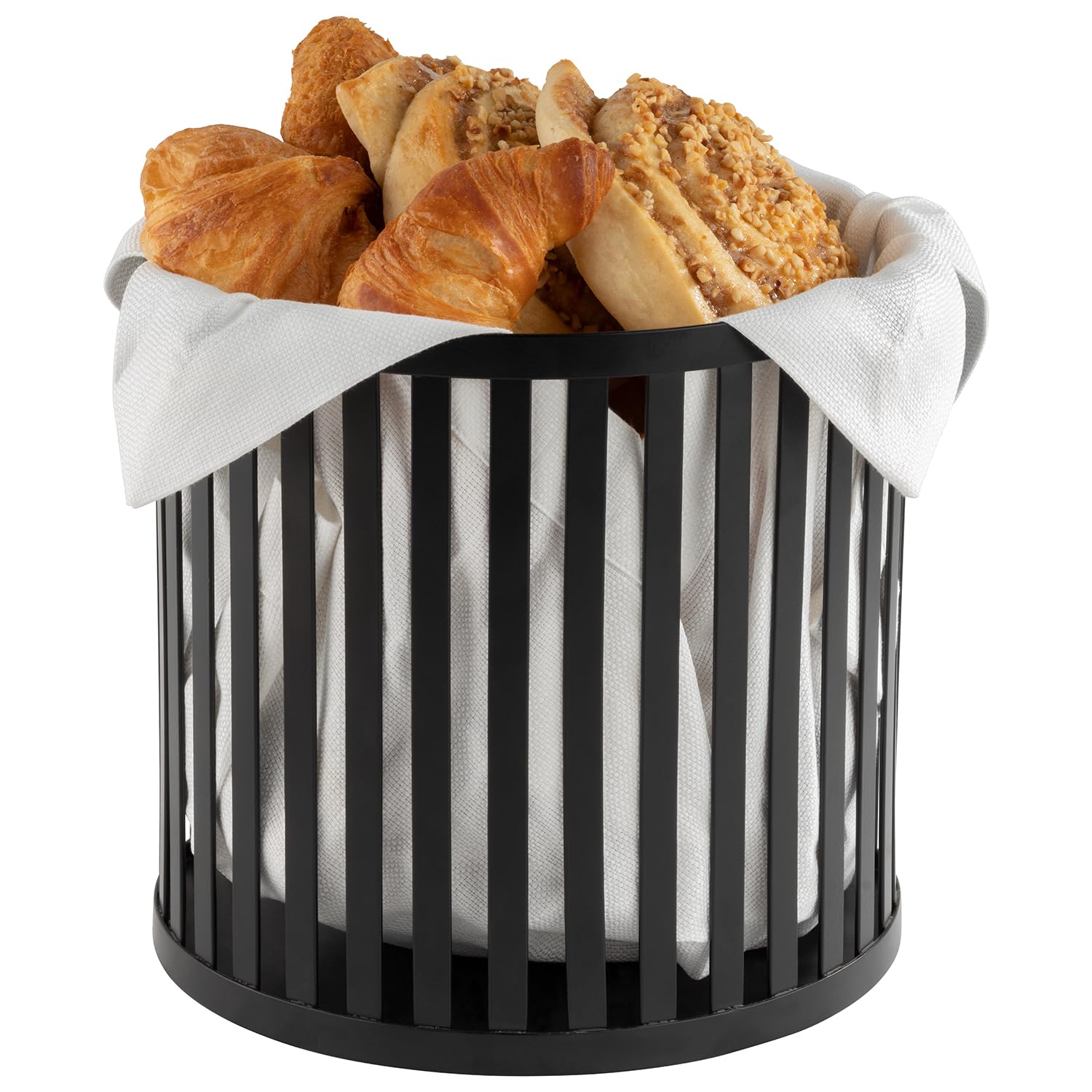 APS 15337 Basket Plus, Storage Basket, Stainless Steel, Black, Diameter 21 cm, Height 20 cm - Image 3