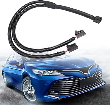 FARBIN 1 to 2 Horn Adapter Connector Y Type Special Plug Wiring Kit for Toyota Car Truck Horn Plug and Play 1 to 2 Converter Wiring for Toyota Horn