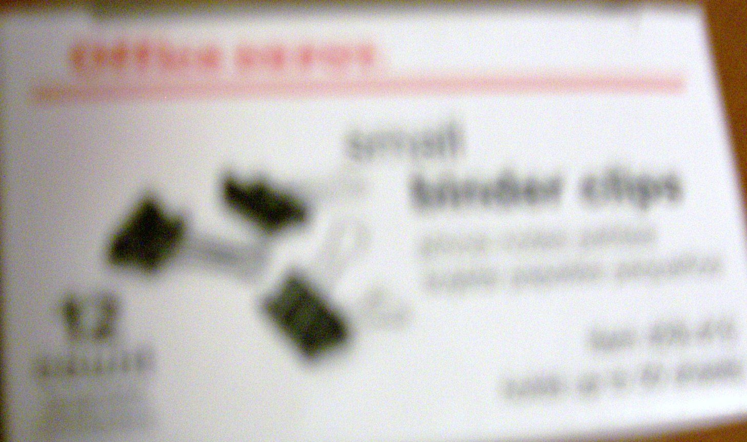 Office Depot(R) Binder Clips, Black, Small, 3/4in. Wide, 3/8in. Capacity, Box Of 12 by Office Depot