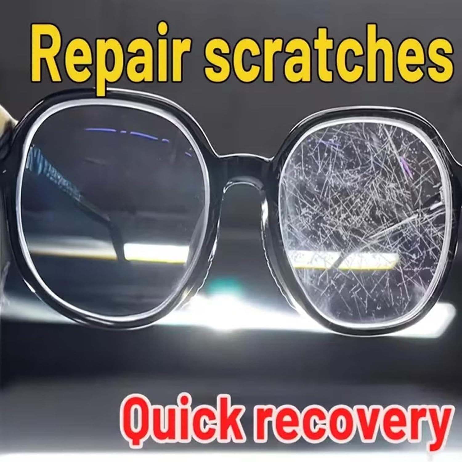 Compact Glass Repair, 30g Gloss Coating Wax, Lens Scratch Remover Feature, Resin Screen Camera Balance, Wax Functional Cleaner, Automotive Tool for Car, Watch, Windshield