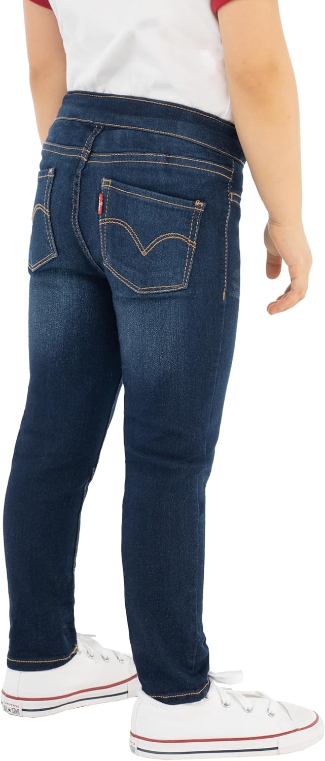 Levi's Baby-Girls Baby Girls' Skinny Fit Pull on Jeggings - Image 4
