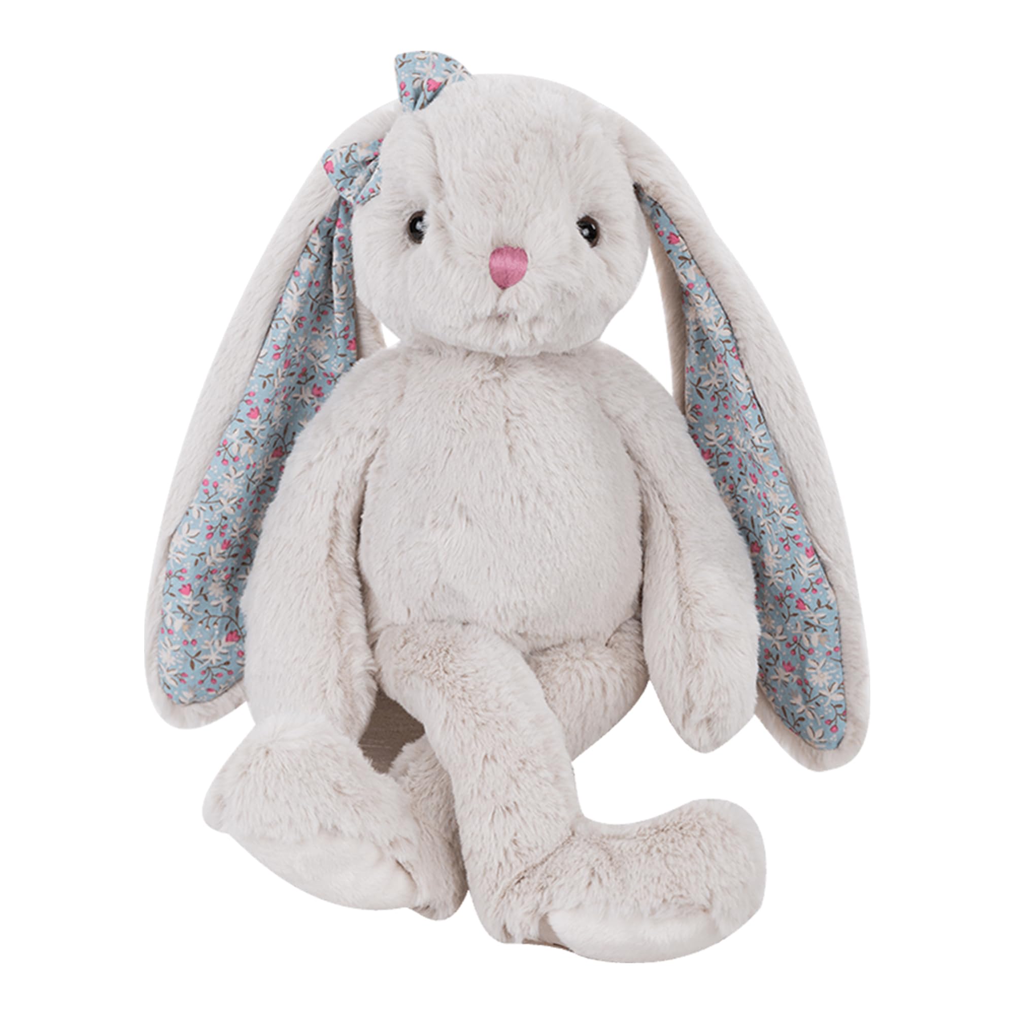 GABRIEL Plush Bunny Rabbit 30cm, Super Soft Cuddly Toy Teddy Stuffed Animal with Fluffy Soft Ears, Washable for Girls Boys, Kids & Adults, Birthday Valentines