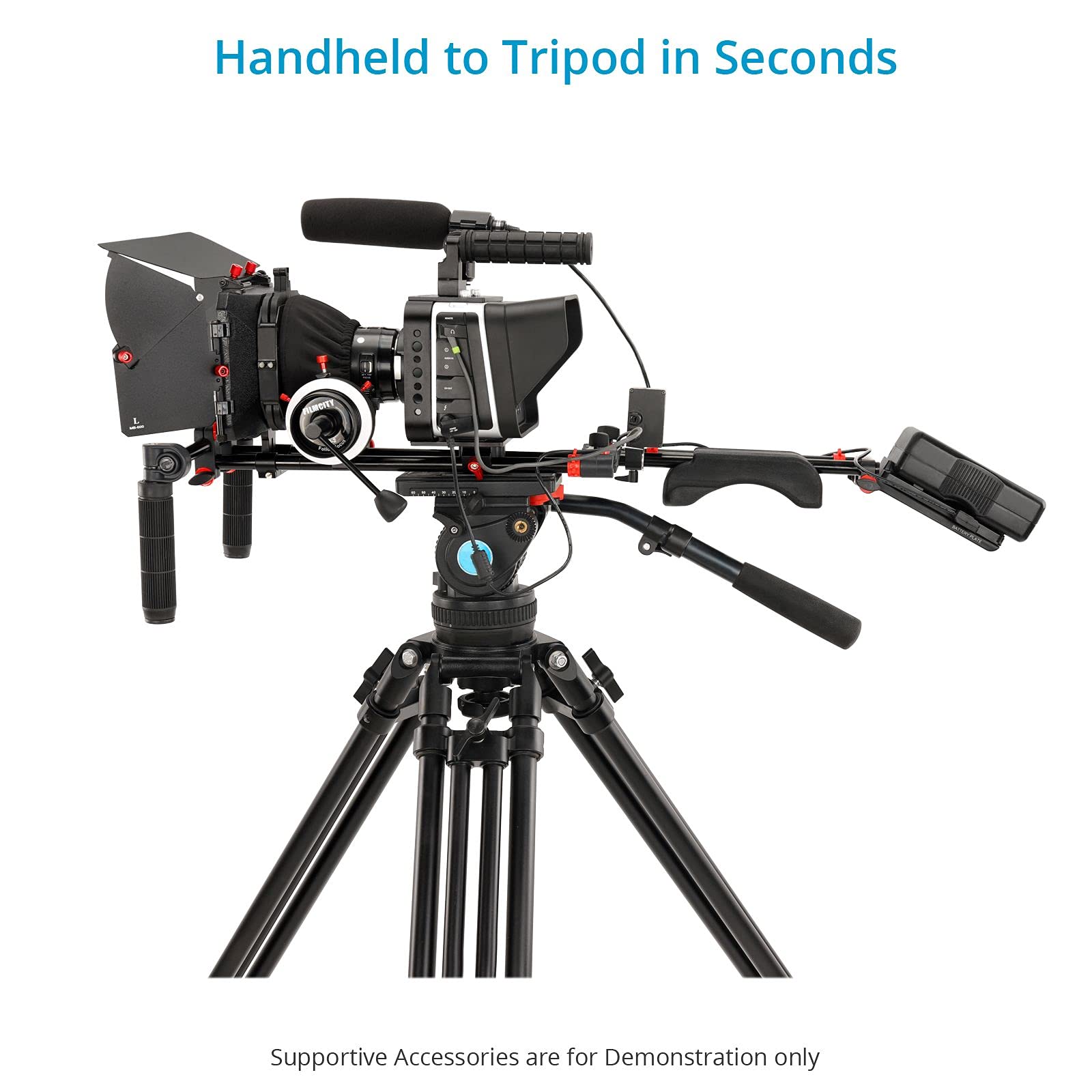 FILMCITY Shoulder Rig Kit for Cinema Camera / Production Camera 4k (FC