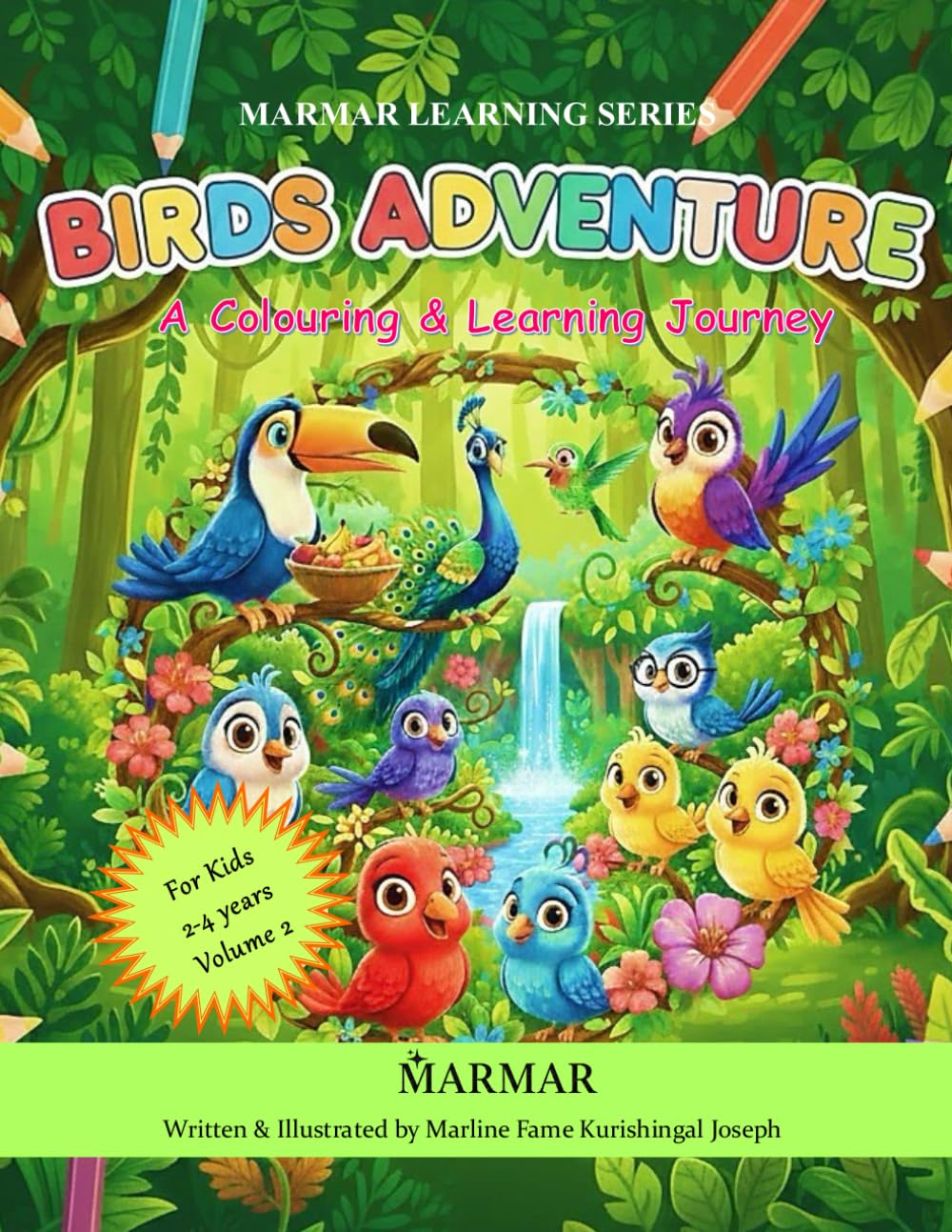 BIRDS ADVENTURE: A Colouring & Learning Journey (MARMAR Learning Series)
