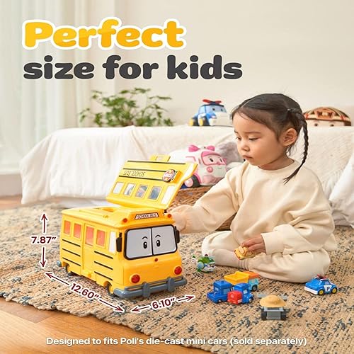 Miniatura 79 de Robocar Poli, Poke - Autos de juguete de metal, excavadora, vehículos de construcción, camión de juguete, regalos de cumpleaños para niños y niñas