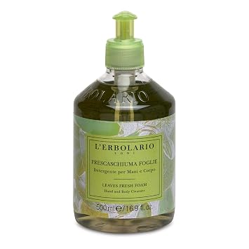 LErbolario Hand and Body Cleanser - Skin Feels Soft and Clean - Scented Body Wash - Suitable for all Skin Types - Ideal for Daily Use - Silicone and Paraben Free - Leaves Fresh Foam - 16.9 oz