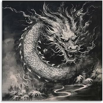 Amazon.co.jp: 金運 龍 ドラゴン ゴールド 竜 風水 魔除け 竜神