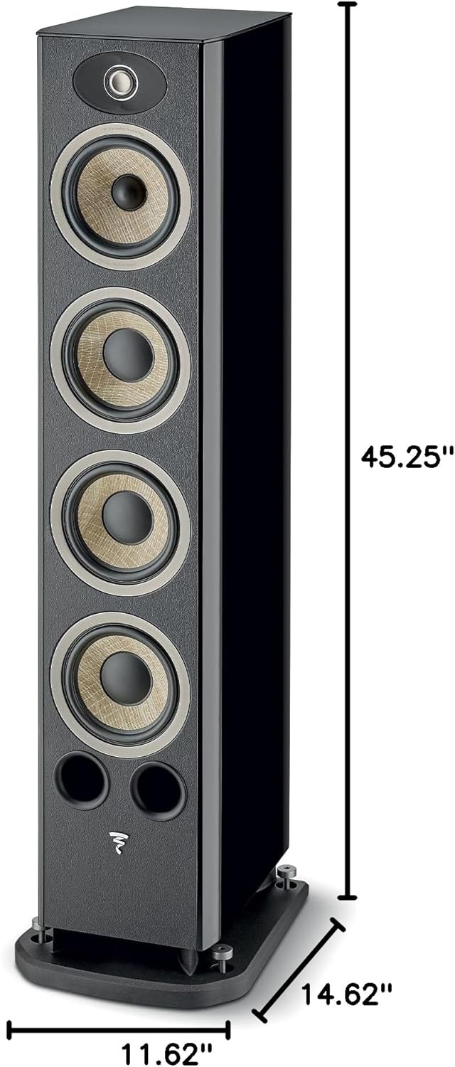 Dimensioner på Focal Aria Evo X No. 3 gulvhøjttaler