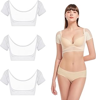 [VAVIICLO] 汗取りインナー 超極細メッシュ ベスト シースルー 半袖 肌にやさしい 脇パッド付き 吸汗速乾 耐久消臭 フェミニンデザイン ストレッチ素材