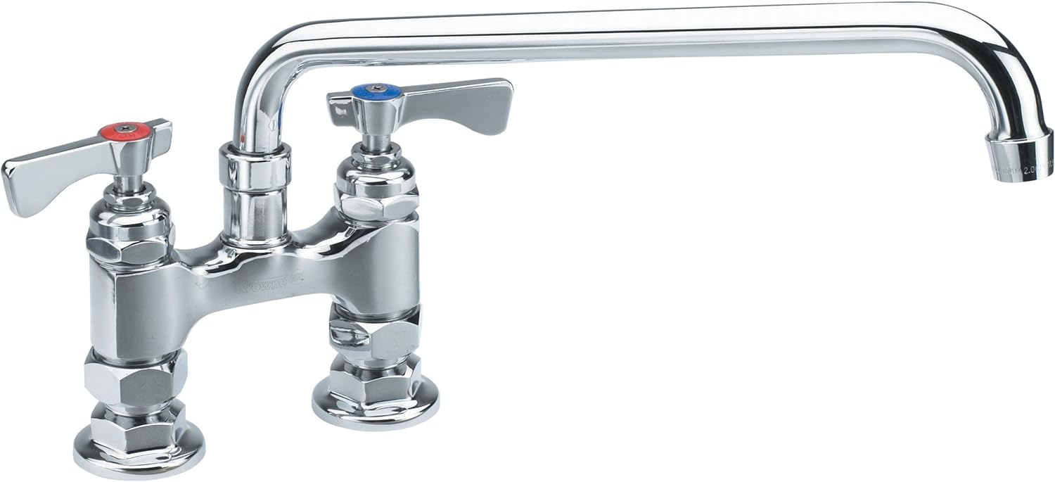 Krowne Royal Series 4" Center Raised Deck Mount Faucet, 10" Spout, 15-410L