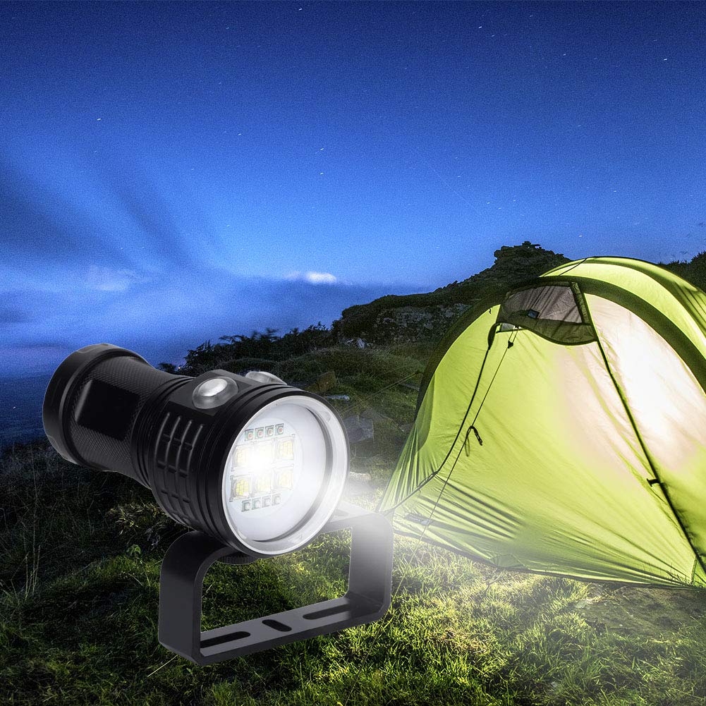 Lampa do nurkowania LED IP68, super jasna latarka do sportów wodnych na świeżym powietrzu (B24)