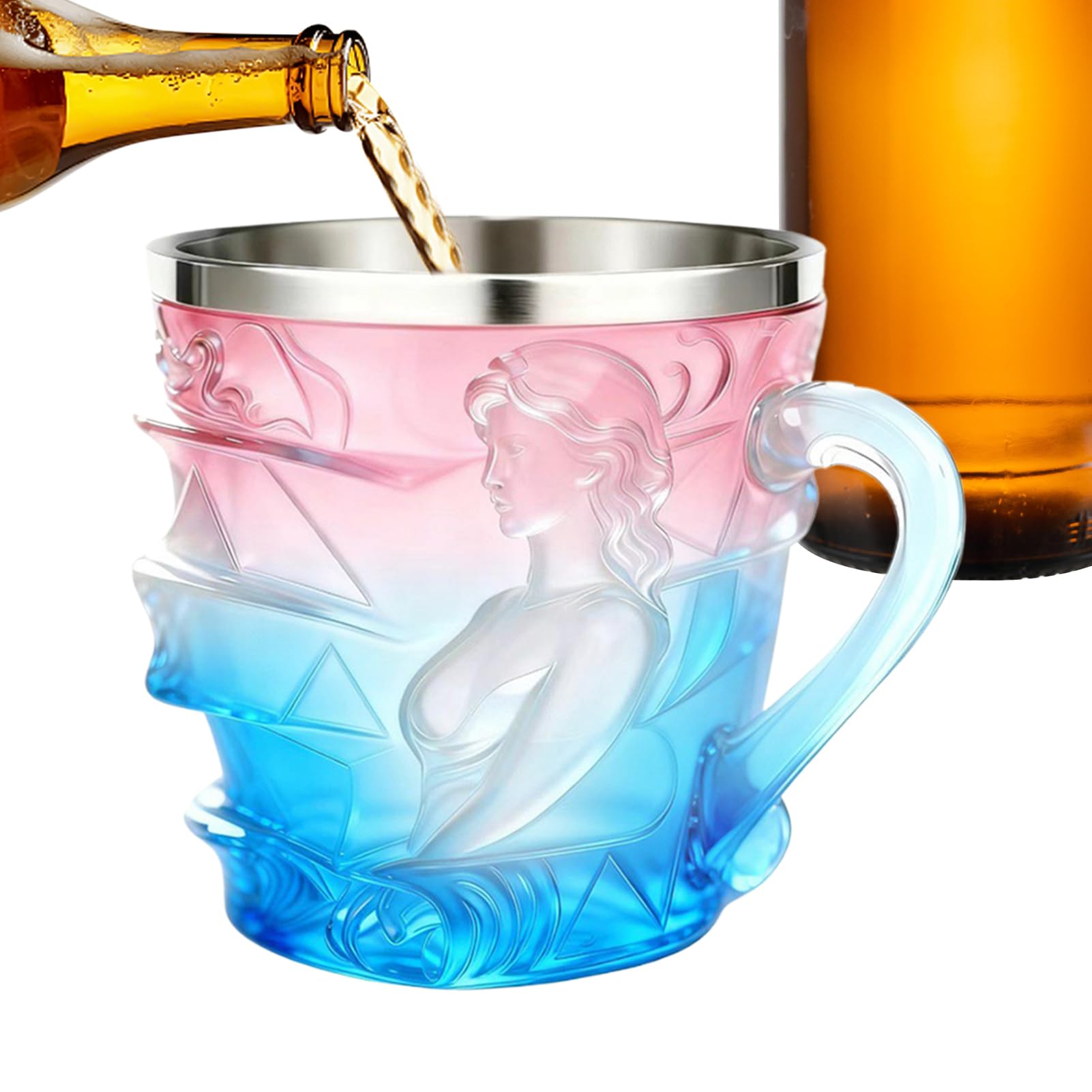 Tasse livre 3D en céramique 15cl - Mug design effet pile de livres