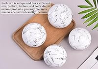 Vista 142 de AMOYSTONE Bola de aventurina azul Natural Cuarzo Cuarzo Cristal Esfera Piedra Bola con Base de Madera