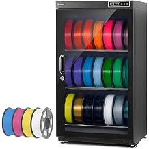 3D Printer Filament Dryer, Filament Dehydrator Cabinet, Filament Sealed Drying Rack for 10-12/15-21 Spools, Maintains Humidity 15%-60%, for Long-Term Preservation 115L