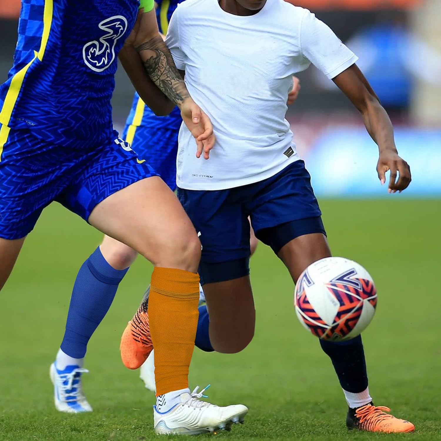 2 Pairs Soccer Shin Guards, Lightweight EVA Cushion to Protection Player Reduce Shocks and Injurie, Soccer Shin Guards for Kids Adults Protective Equipment : Sports & Outdoors