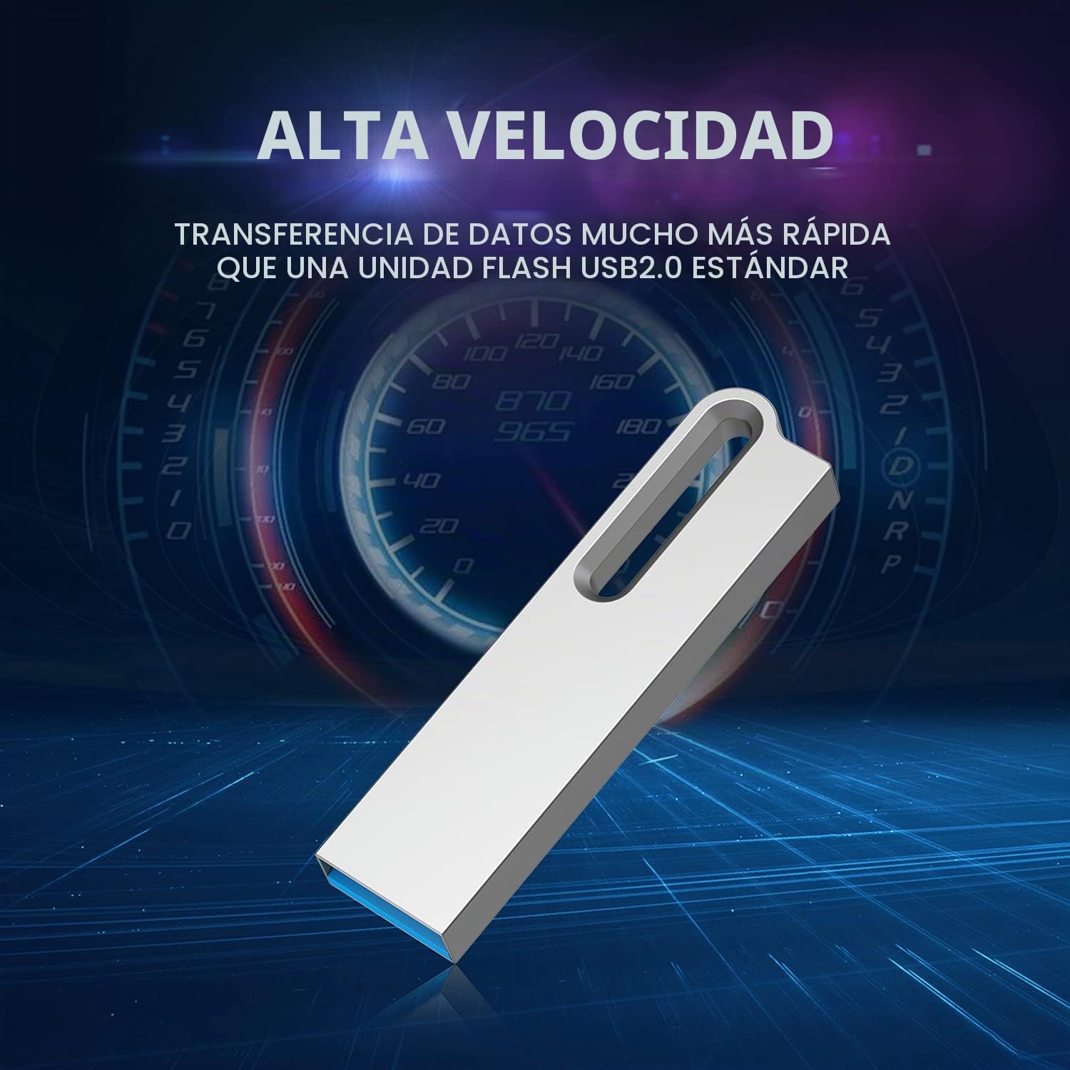 KOOTION Memoria USB 64GB【5 Unidades - 64GB】 USB 3.0 Pendrive USB Ligero Pequeño y Práctico Lote Pen Drive 64GB Plata Superficies Lisas de Metal USB Flash Drive para Ordenador/TV/Coche/Player, ect