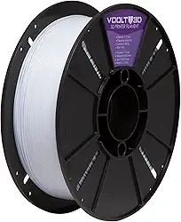 Filamento PETG Branco Dental Premium 1kg - 1.75Mm Voolt 3D Para Impressora 3D