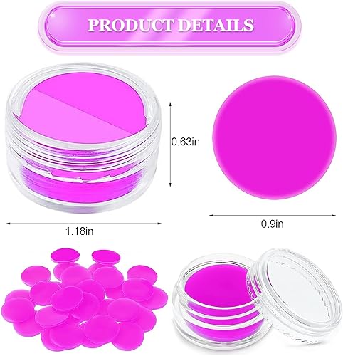 Miniatura 2 de Paquete de 10 contenedores de almacenamiento de cera de pintura de diamante con pegamento arcilla pegamento de arte de diamante para accesorios de