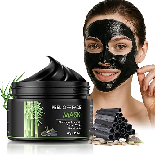 Mascarilla removedor de puntos negros, mascarilla facial de carbón para limpieza profunda para cara, nariz, poros y acné, para todo tipo de piel,