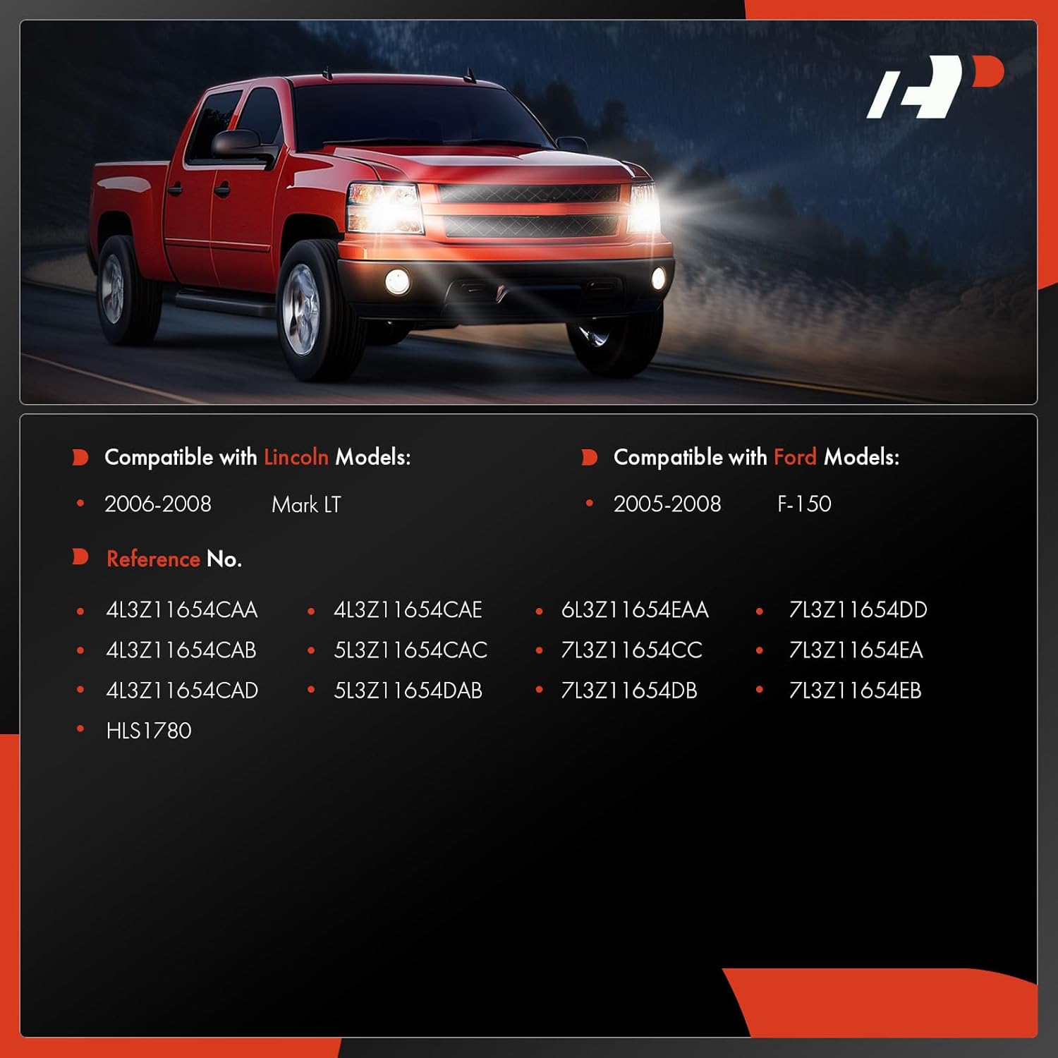 A-Premium Headlight Switch Instrument Panel Headlamp Dimmer Switch Compatible with Ford F-150 F150 2005-2008 & Lincoln Mark LT 2006-2008, with Auto Headlights & Fog Lights Control