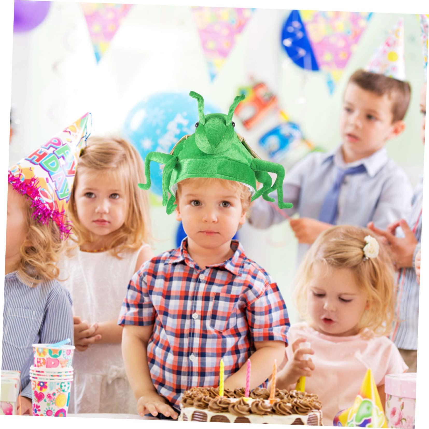 Alipis 4piezas Sombrero De Fiesta Animal Diseño Plush Gorro De Disfraz Para Eventos Accesorio De Divertido Para Cosplay y Celebraciones