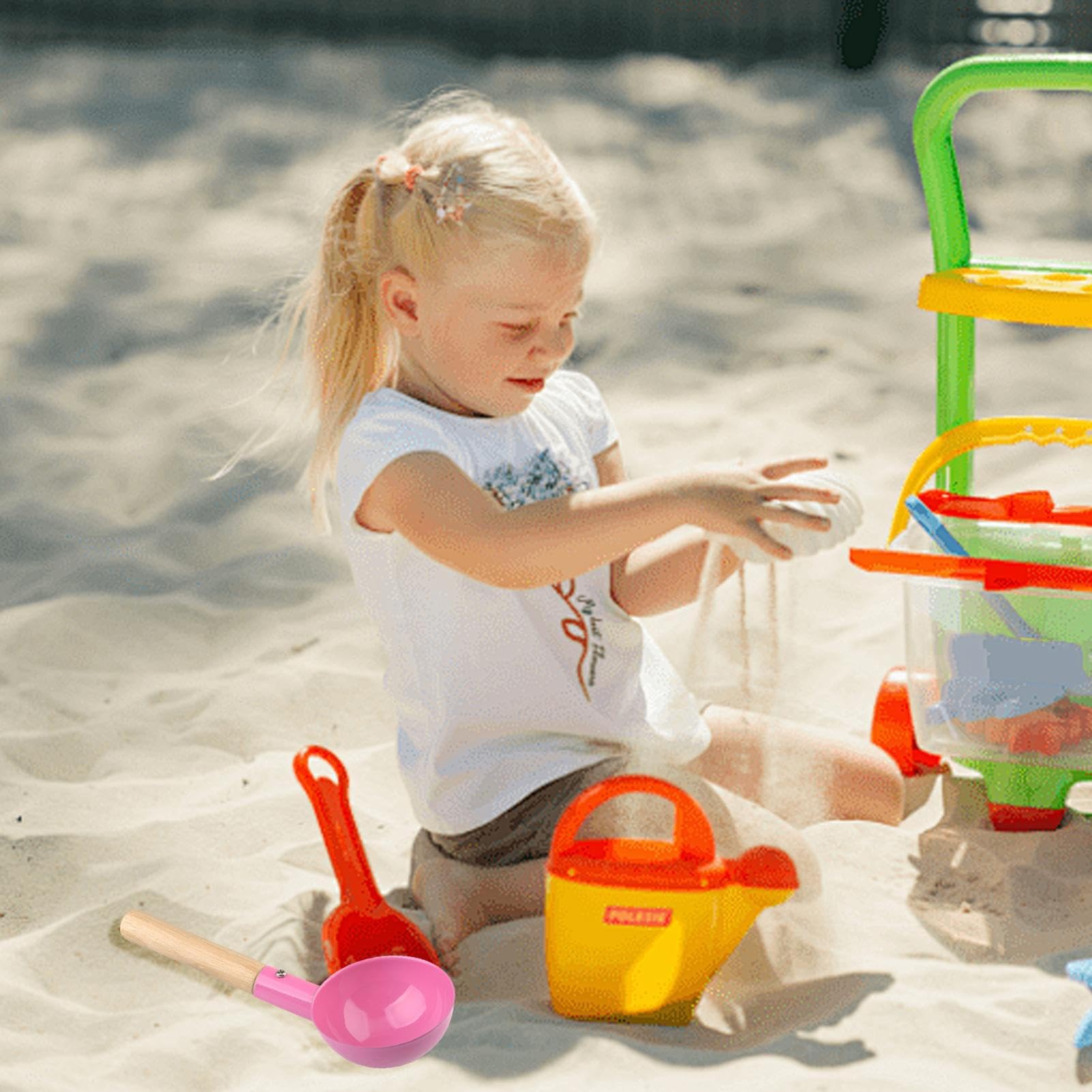Juego De Jardinería para Niños - Herramientas Infantiles con Mangos de Madera y Rastrillo - para Plantar, Remover y en Jardín | para Aflojar Plantar Niñas Niños Exterior Patio Piscina