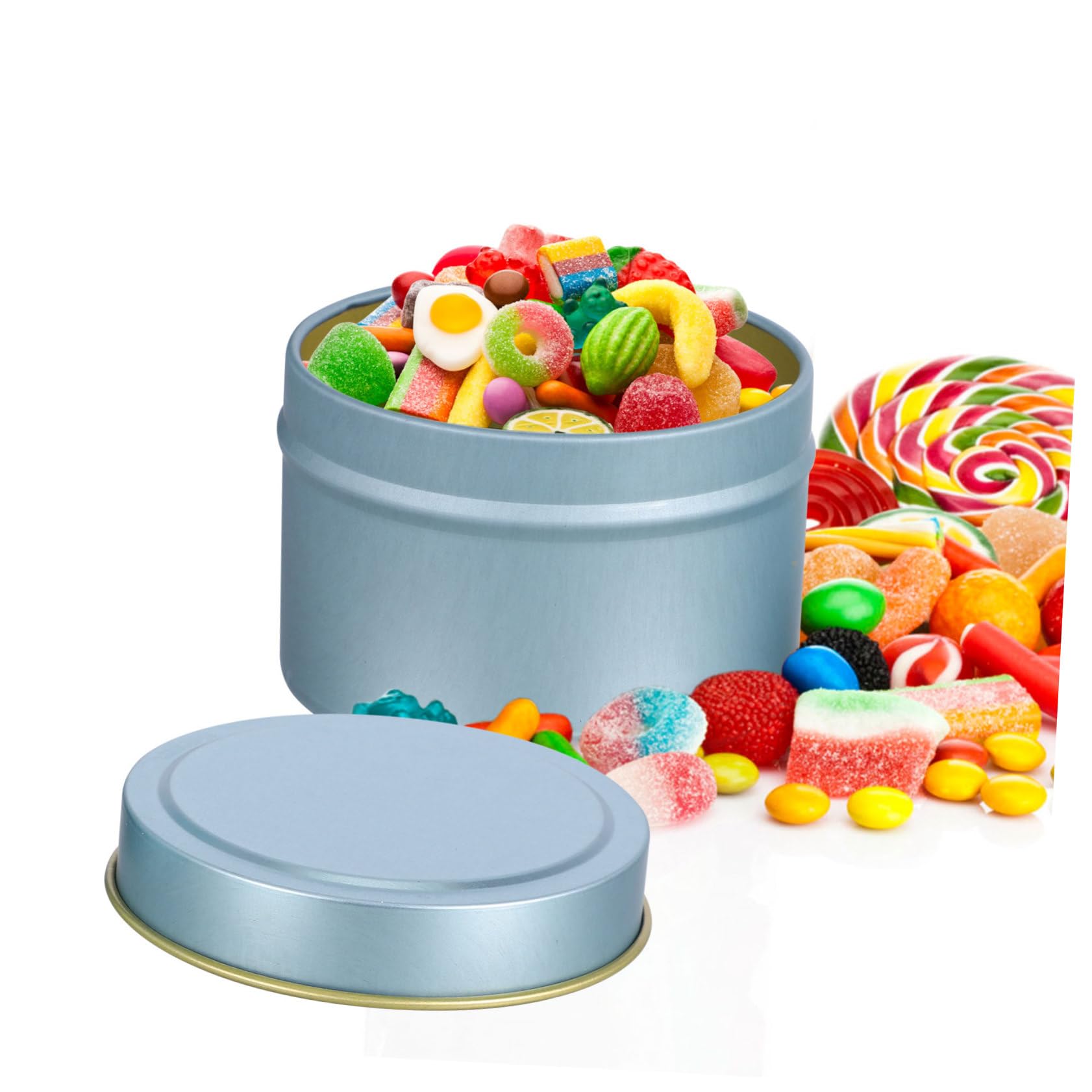 Artibetter 24pezzi Barattoli per Candele Vuoti in Contenitori per Candele Fai da Te Barattoli per con Coperchi Adatti per Conservazione Piccoli Oggetti Bomboniere e Artigianato