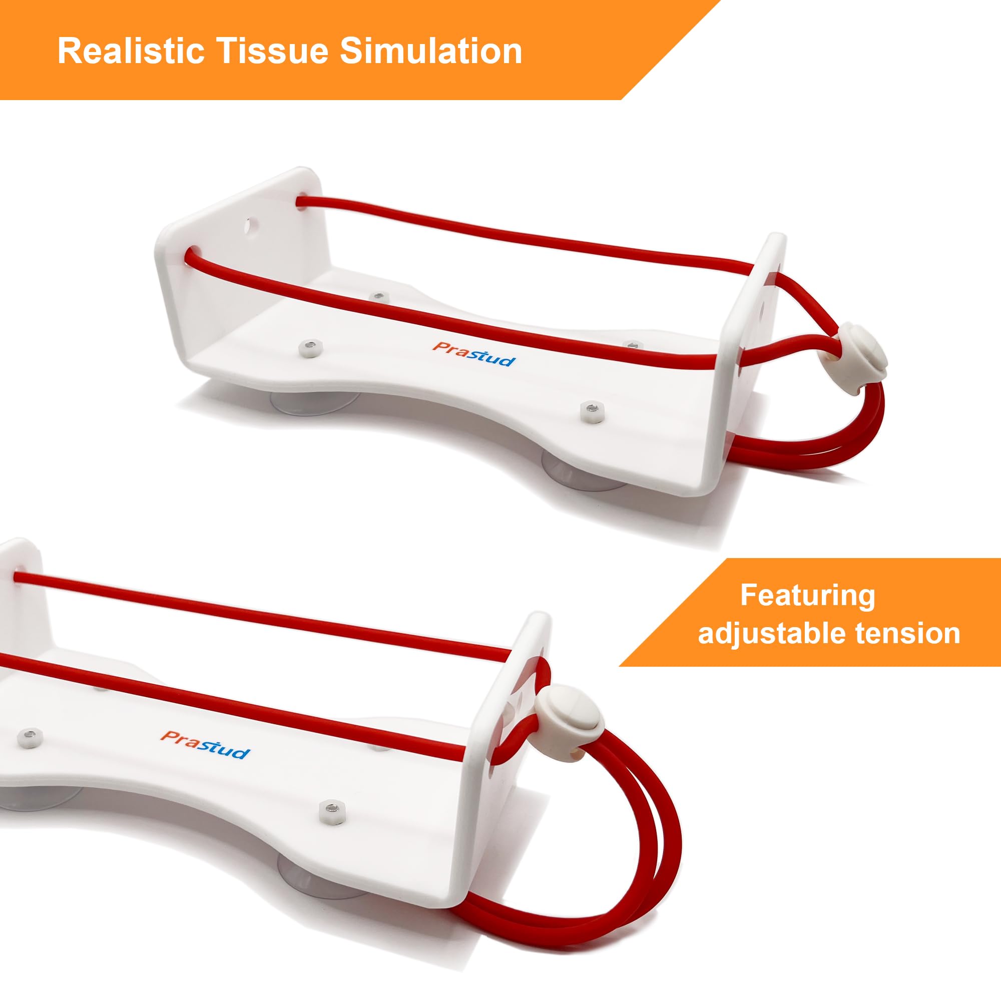 Prastud Knot Tying Trainer for Medical Students – Suture Practice Kit with Realistic Tissue Resistance & Simulated Blood Vessels | Ideal Surgical Skills Training Tool