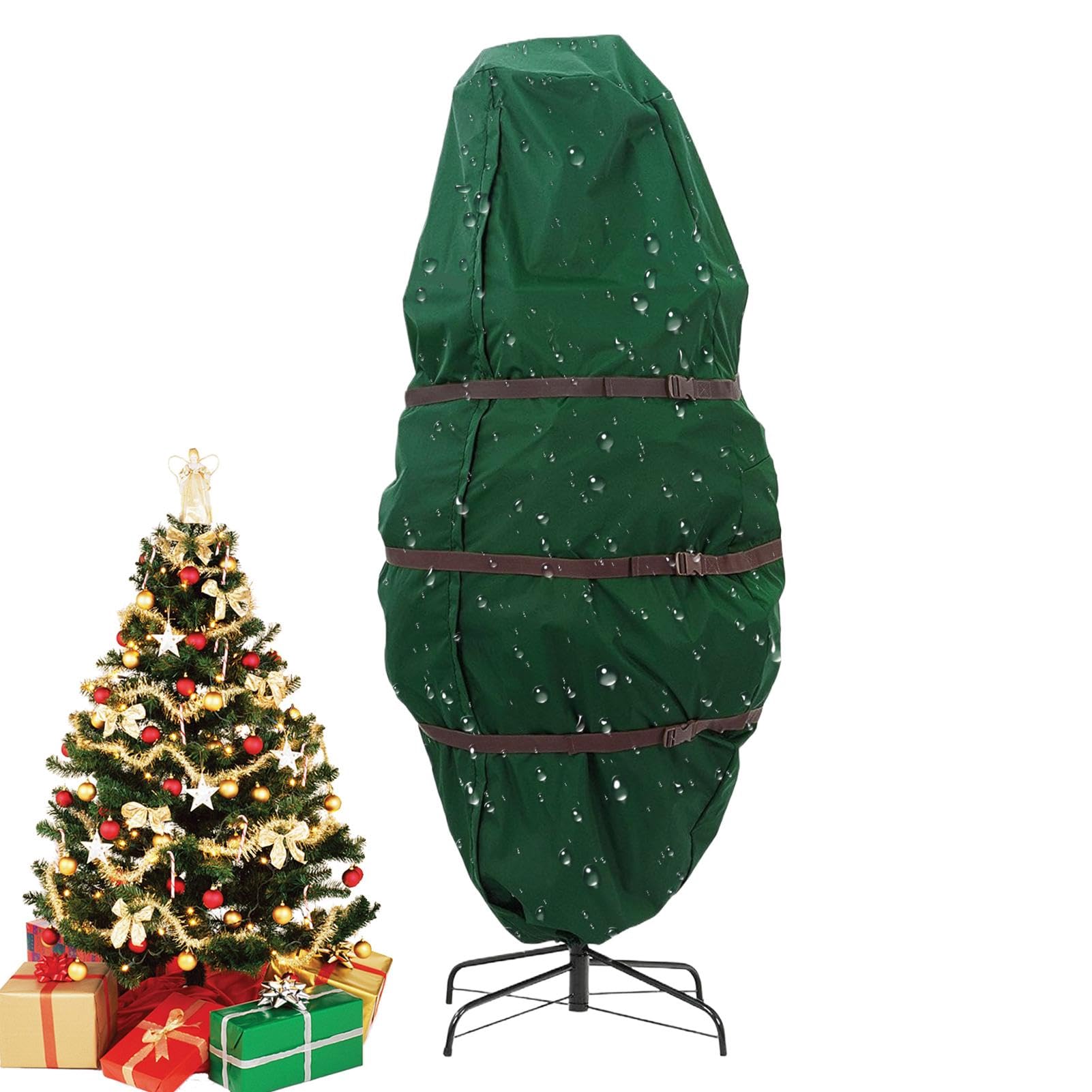 Sac pour sapin de Noël résistant aux déchirures housse anti-poussière grand sac