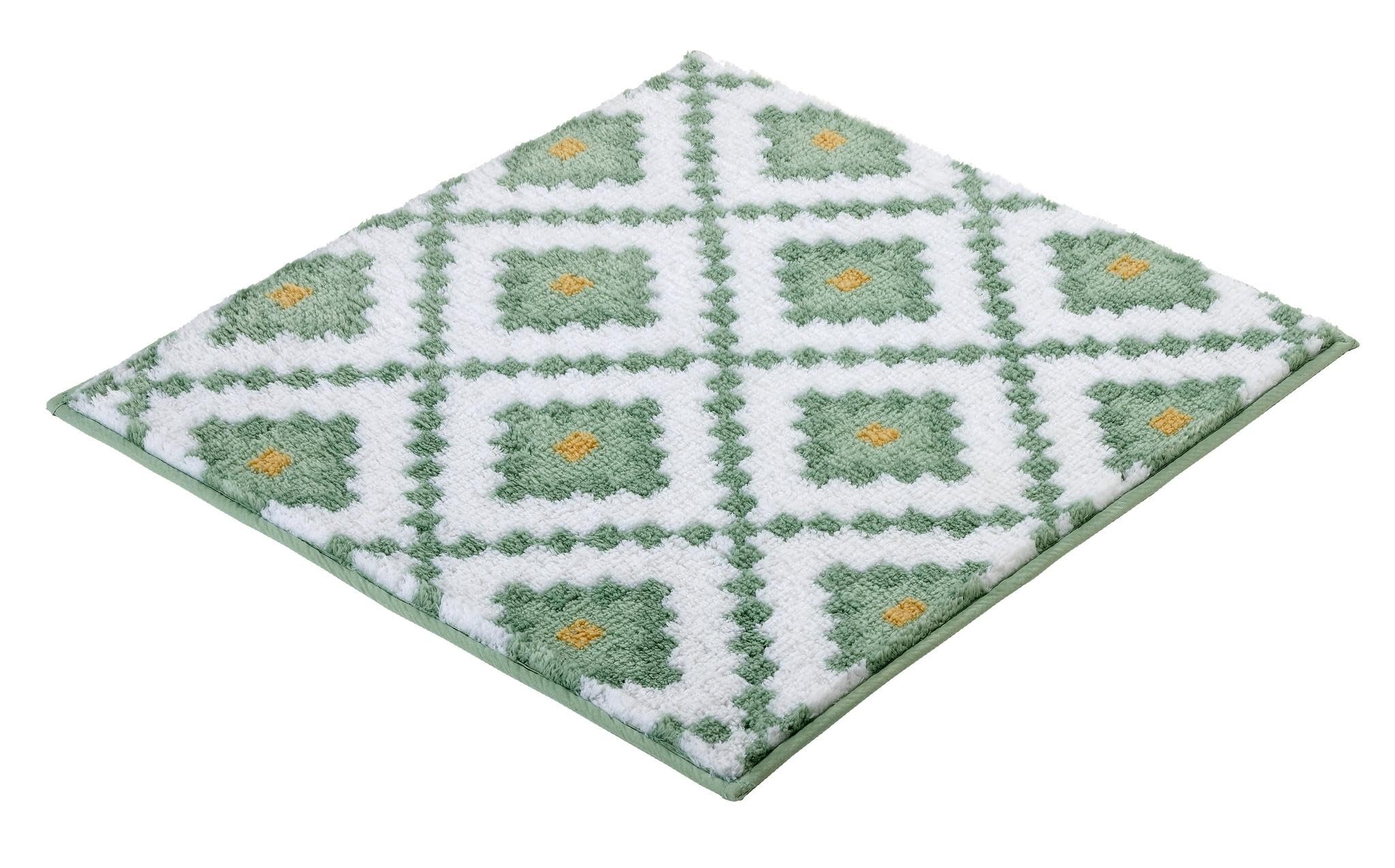 Tapis de bain Kleine Wolke Alhambra 60x60 en polyester haut de gamme