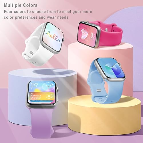 Miniatura 2 de Correa deportiva compatible con correas de Apple Watch de 1.496 in 1.575 in 1.614 in 1.654 in 1.732 in 1.772 in 1.811 in 1.929 in, correa de