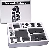 Vista 1 de DEVMO Compatible con DIY Lightnes Classic Retro Holga Lomo Recesky TLR Cámara 1.378 in Film Twin Lens Reflex Kit