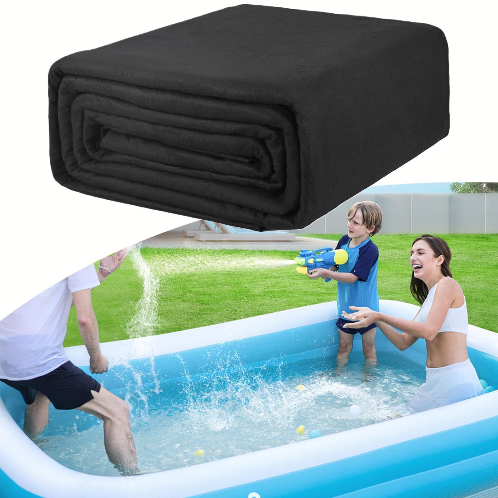 Podkładka Pod Basen Mata Podłogowa Pod Podstawę Wanny Z Hydromasażem | Podkład Pod Gorącą Wannę Na Betonie, Cemencie, Żwirze, Na Zewnątrz, Trawniku, Kempingu, W Sezonie Letnim, Do Spa, Podwórku