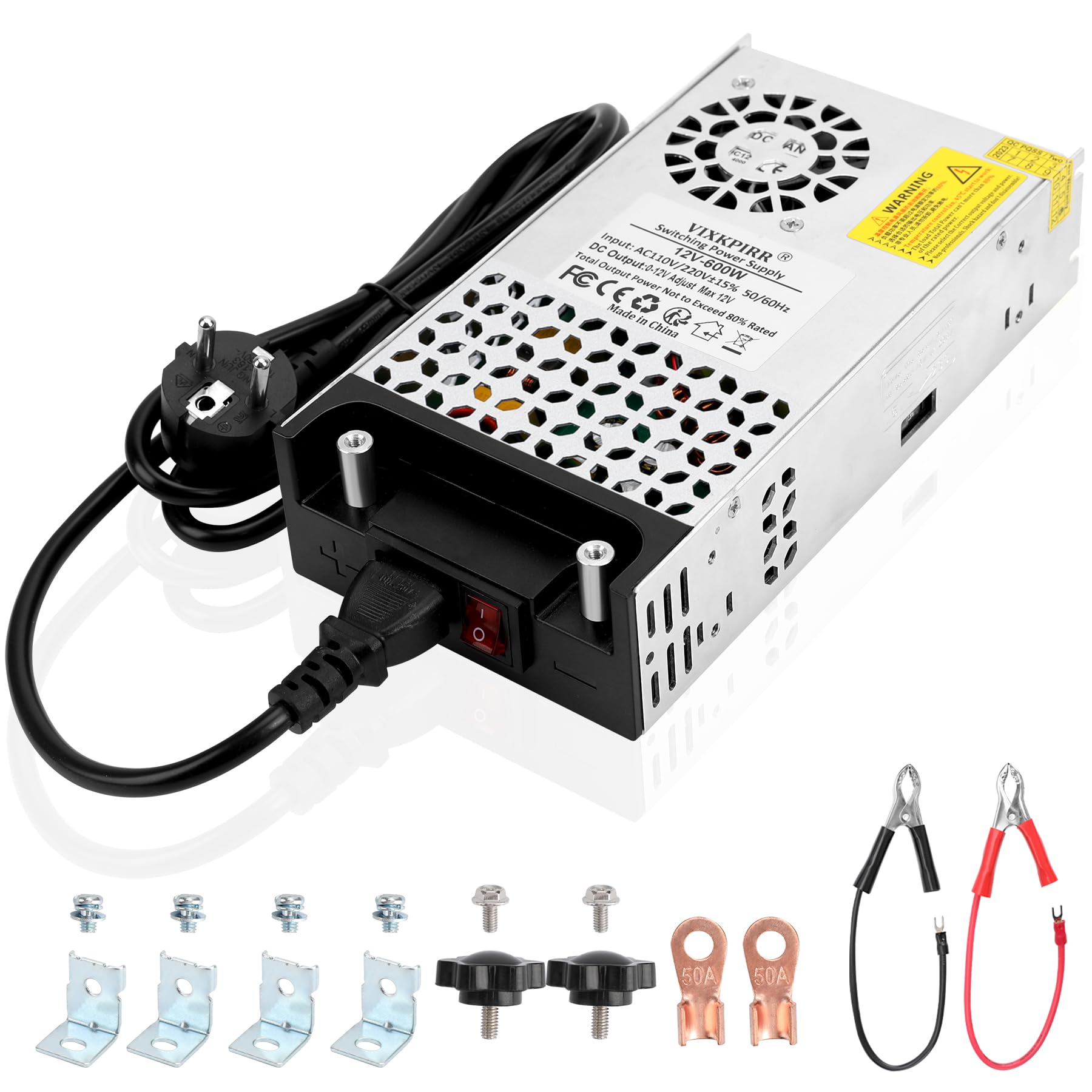 Trafo DC 36V 16,6A 600W schakelvoeding 230V AC naar DC voeding 36Volt transformator industriële adapter 13/10/8A LED lichtstrip motor pomp versterker bewaking sensoren lamp SMPS 110V/220V